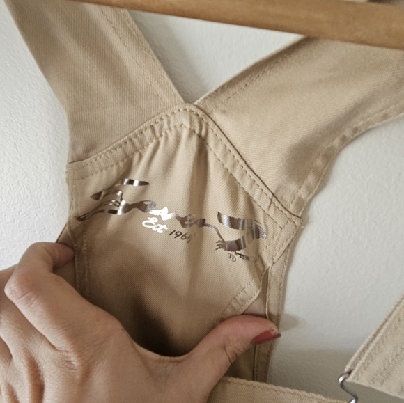 NWT Seven for all mankind the solstice khaki overalls - Picture 5 of 11